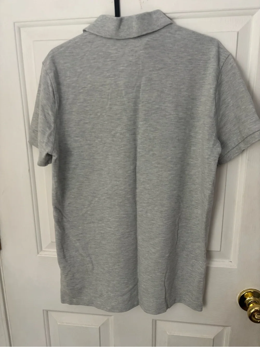Ralph Lauren Light Gray Men’s Polo with Navy Pony